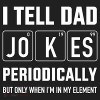Funny Dad Jokes Periodically In Elet For Fathers Day Gift Golf Towel thumb 3