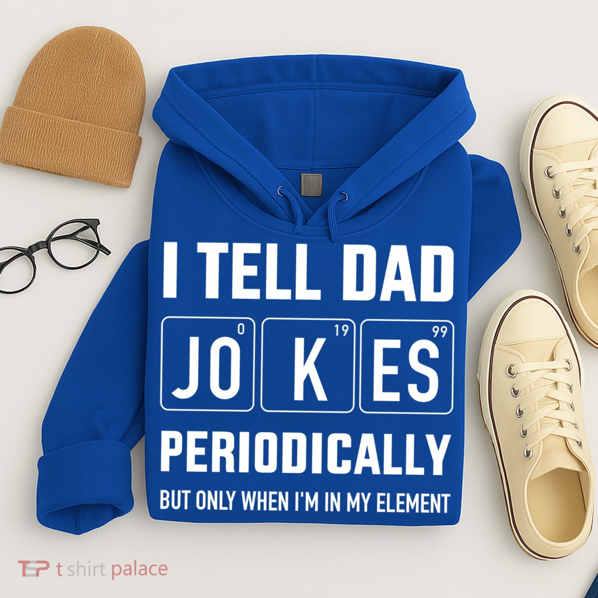 Funny Dad Jokes Periodically In Elet For Fathers Day Gift Hoodie
