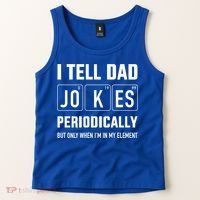 Funny Dad Jokes Periodically In Elet For Fathers Day Gift Tank Top thumb 2