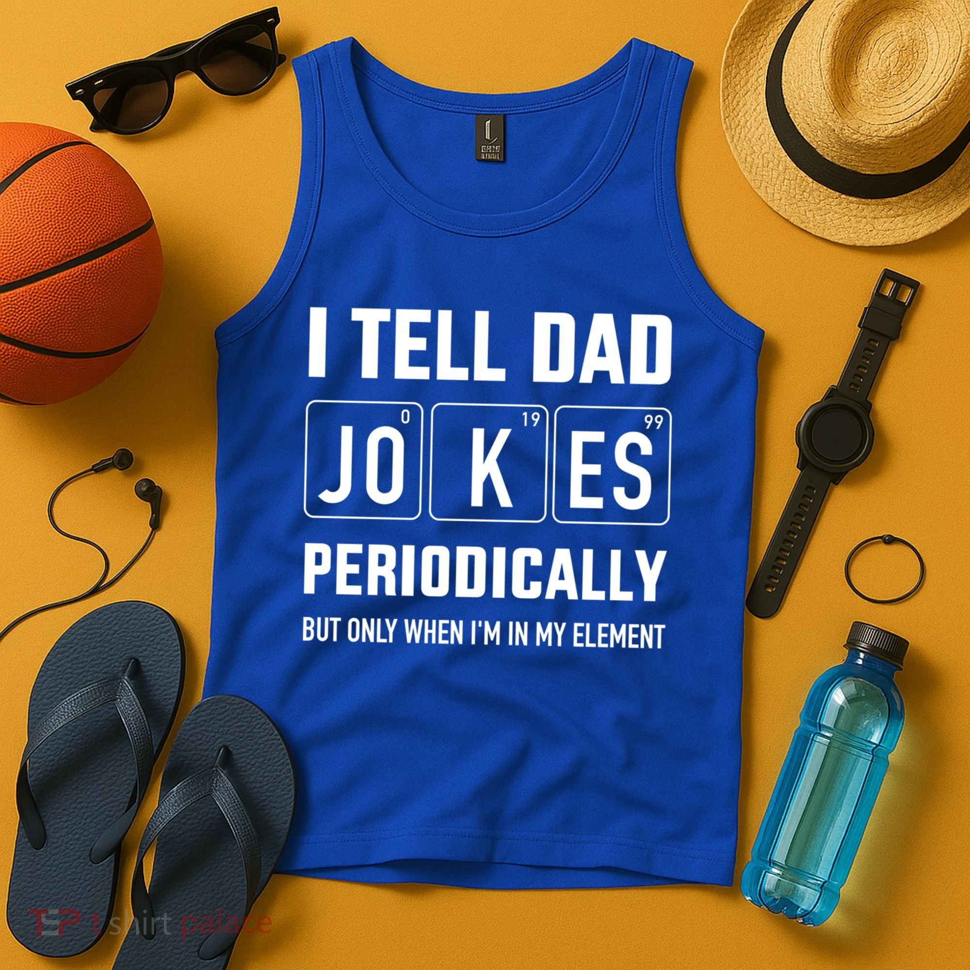 Funny Dad Jokes Periodically In Elet For Fathers Day Gift Tank Top