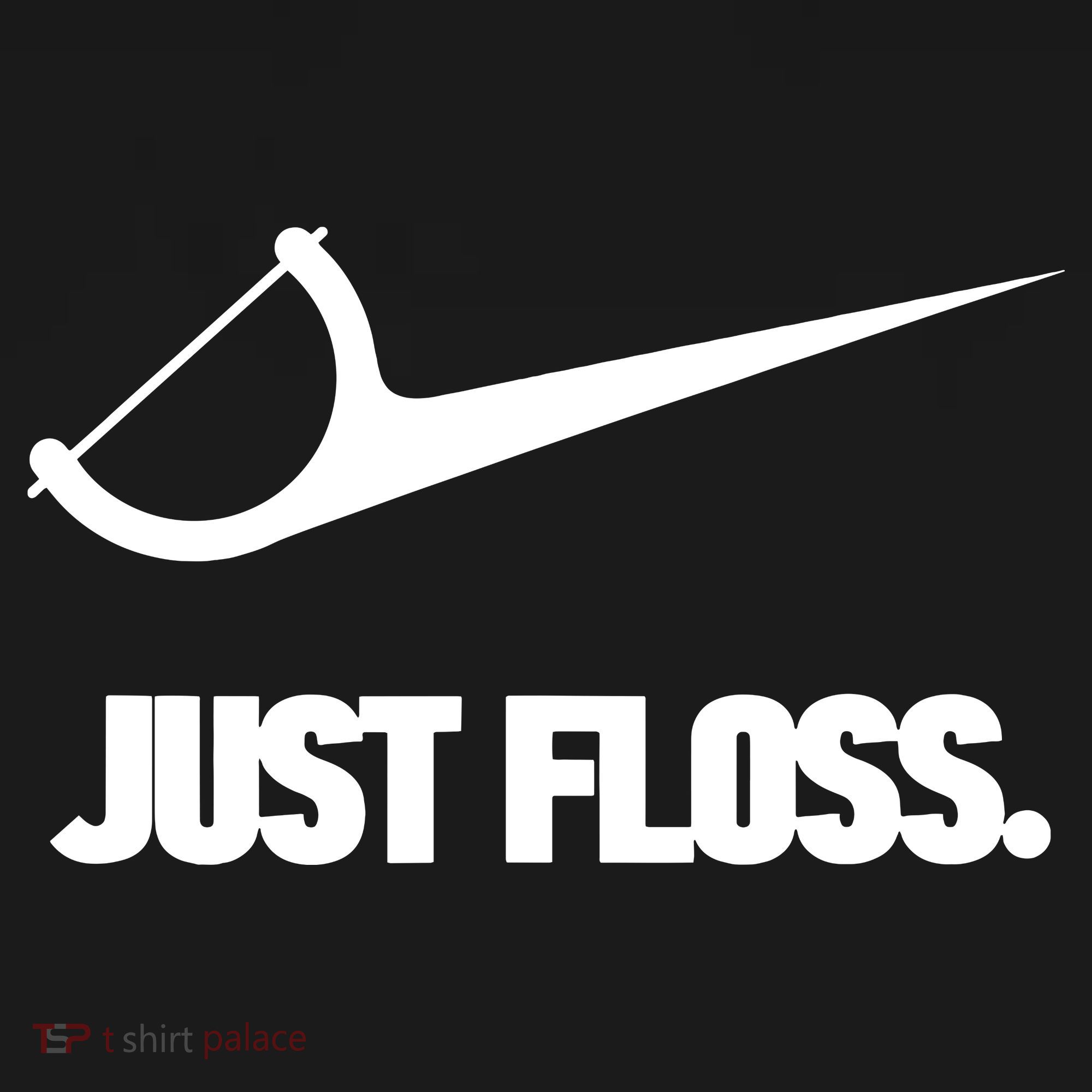 Funny Dentist Just Floss Dental Office Gift Coaster