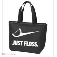 Funny Dentist Just Floss Dental Office Gift Tote Bag thumb 3