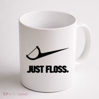 Funny Dentist Just Floss Dental Office Gift Coffee Mug thumb 1