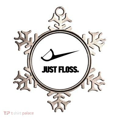 Funny Dentist Just Floss Dental Office Gift Ornament
