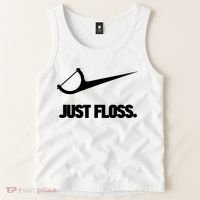 Funny Dentist Just Floss Dental Office Gift Tank Top thumb 2