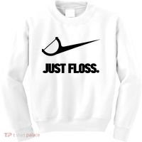 Funny Dentist Just Floss Dental Office Gift Kids Sweatshirt thumb 0