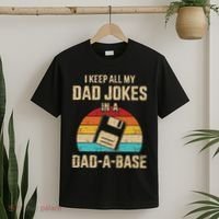 Funny Dad Jokes In Dadabase Vintage T-Shirt thumb 2