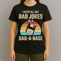 Funny Dad Jokes In Dad A Base Vintage For FatherS Day T-Shirt thumb 4