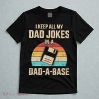 Funny Dad Jokes In Dad A Base Vintage For FatherS Day T-Shirt thumb 5