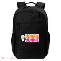 Funny Dunkie Junkie Coffee Love Funny Coffee Saying Cute Gift Backpack thumb 0
