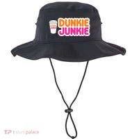 Funny Dunkie Junkie Coffee Love Funny Coffee Saying Cute Gift Bucket Hat thumb 0