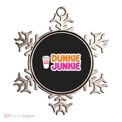Funny Dunkie Junkie Coffee Love Funny Coffee Saying Cute Gift Ornament