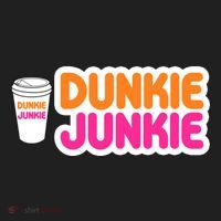 Funny Dunkie Junkie Coffee Love Funny Coffee Saying Cute Gift Hat thumb 2