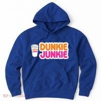 Funny Dunkie Junkie Coffee Love Funny Coffee Saying Cute Gift Hoodie thumb 0