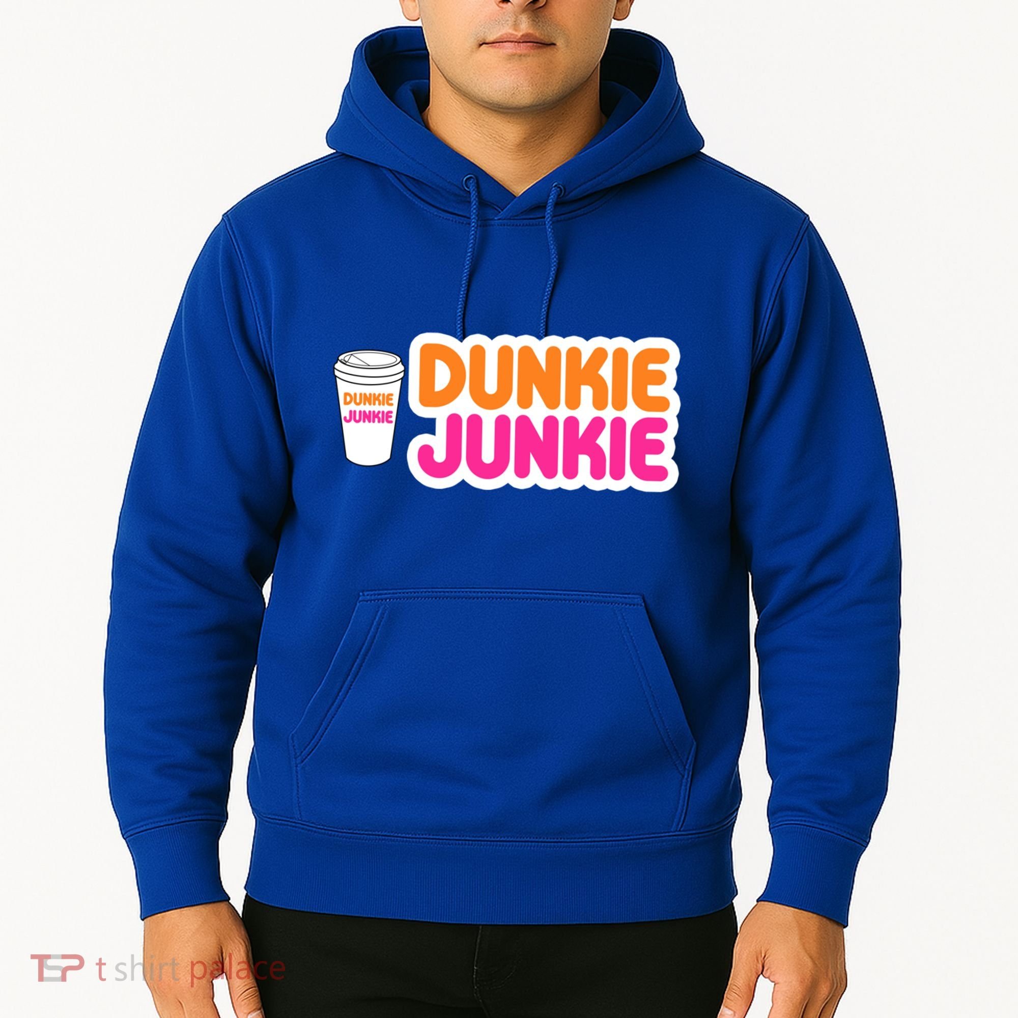 Funny Dunkie Junkie Coffee Love Funny Coffee Saying Cute Gift Hoodie