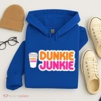 Funny Dunkie Junkie Coffee Love Funny Coffee Saying Cute Gift Hoodie thumb 4