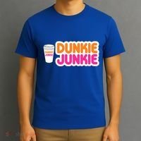 Funny Dunkie Junkie Coffee Love Funny Coffee Saying Cute Gift T-Shirt thumb 3