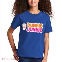 Funny Dunkie Junkie Coffee Love Funny Coffee Saying Cute Gift Kids T-Shirt thumb 2