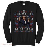 Funny Democrat Kamala Harris Ugly Christmas Sweater Party Sweatshirt thumb 0