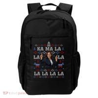 Funny Democrat Kamala Harris Ugly Christmas Sweater Party Backpack thumb 0
