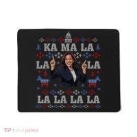 Funny Democrat Kamala Harris Ugly Christmas Sweater Party Mousepad thumb 0