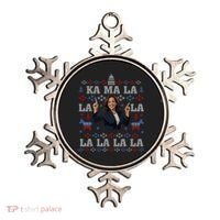 Funny Democrat Kamala Harris Ugly Christmas Sweater Party Ornament thumb 0