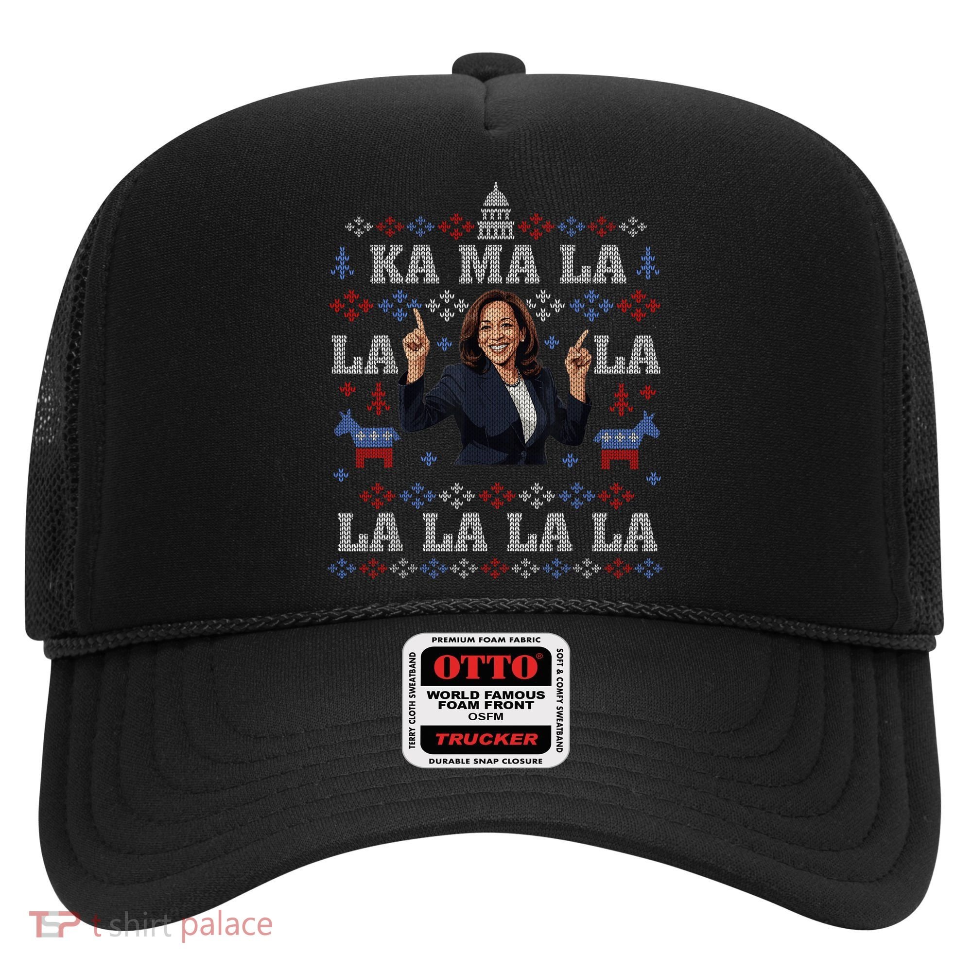 Funny Democrat Kamala Harris Ugly Christmas Sweater Party Hat