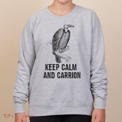 Funny Design Keep Calm And Vultures Condor Buzzard Women's Sweatshirt