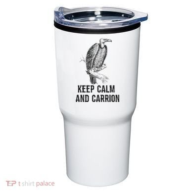 Funny Design Keep Calm And Vultures Condor Buzzard Tumbler