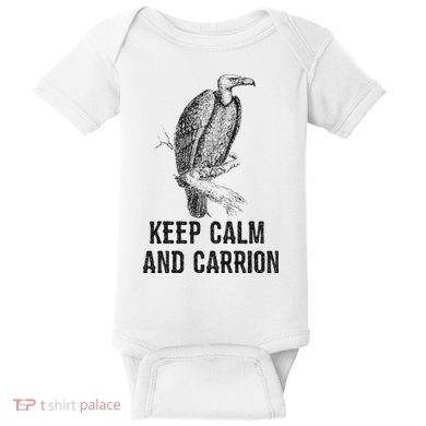 Funny Design Keep Calm And Vultures Condor Buzzard Baby Bodysuit
