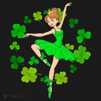 Funny Dancing Leprechauns St Patrick's Day Boy Girl Ornament thumb 1