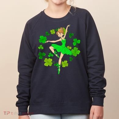 Funny Dancing Leprechauns St Patrick's Day Boy Girl Women's Sweatshirt
