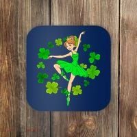 Funny Dancing Leprechauns St Patrick's Day Boy Girl Coaster thumb 0
