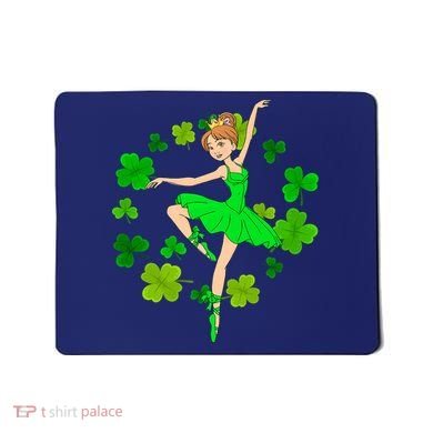 Funny Dancing Leprechauns St Patrick's Day Boy Girl Mousepad