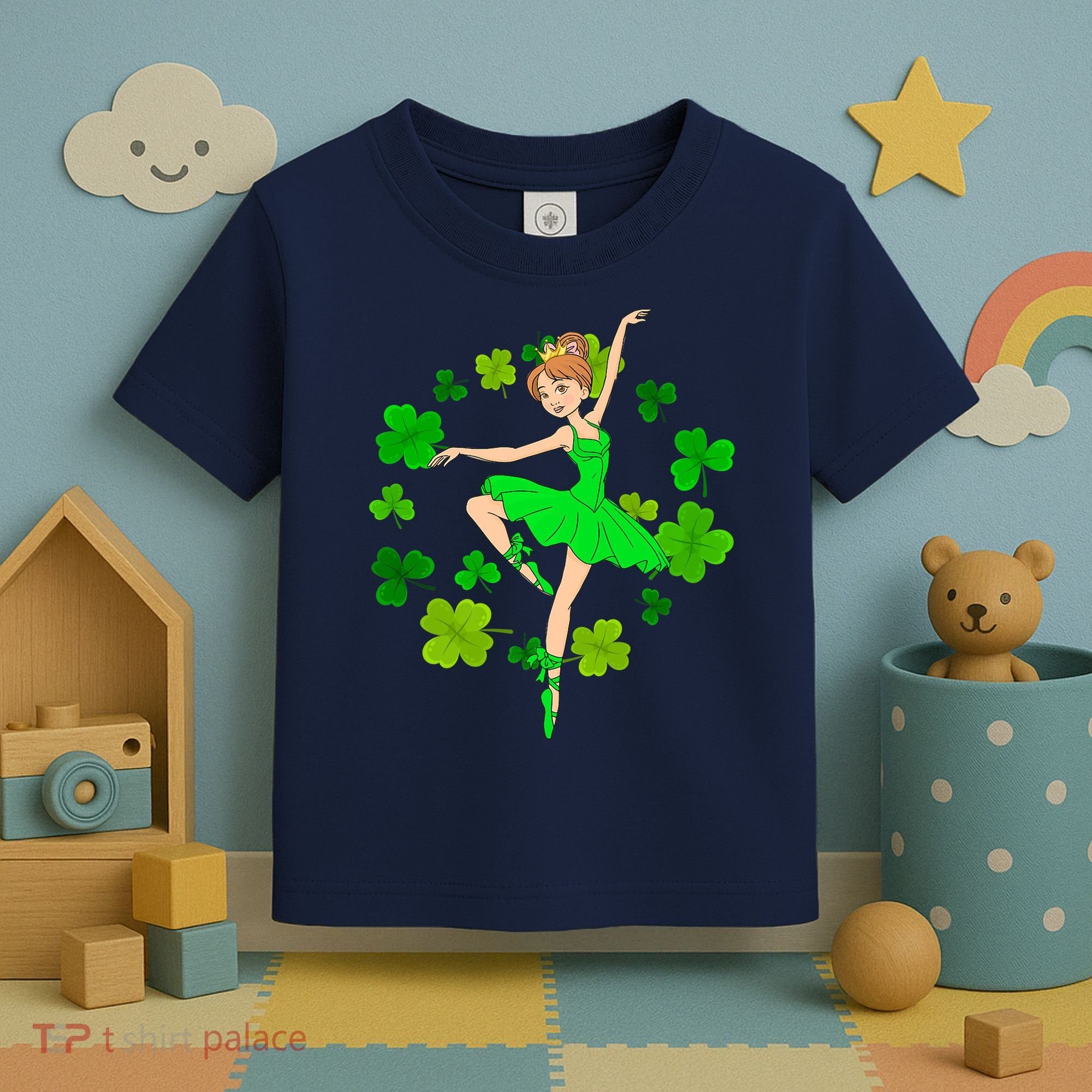 Funny Dancing Leprechauns St Patrick's Day Boy Girl Toddler T-Shirt