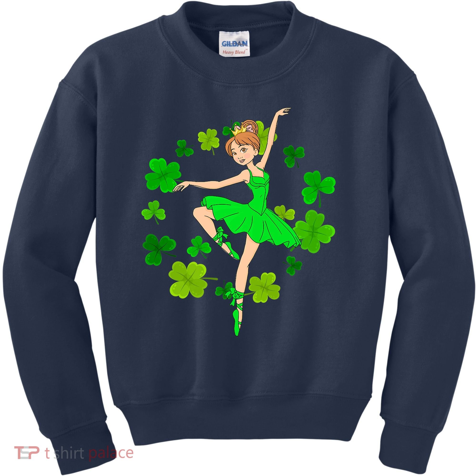 Funny Dancing Leprechauns St Patrick's Day Boy Girl Kids Sweatshirt