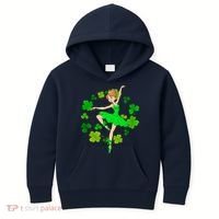Funny Dancing Leprechauns St Patrick's Day Boy Girl Kids Hoodie thumb 0