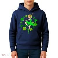 Funny Dancing Leprechauns St Patrick's Day Boy Girl Kids Hoodie thumb 4