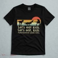 Funny Dinosaurs Let's Eat Punctuation Saves Lives T-Shirt thumb 5