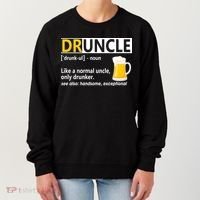 Funny Druncle Like An Uncle Definition Drunker Beer Women's Sweatshirt thumb 0