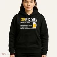 Funny Druncle Like An Uncle Definition Drunker Beer Hoodie thumb 5