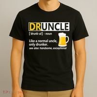 Funny Druncle Like An Uncle Definition Drunker Beer T-Shirt thumb 3