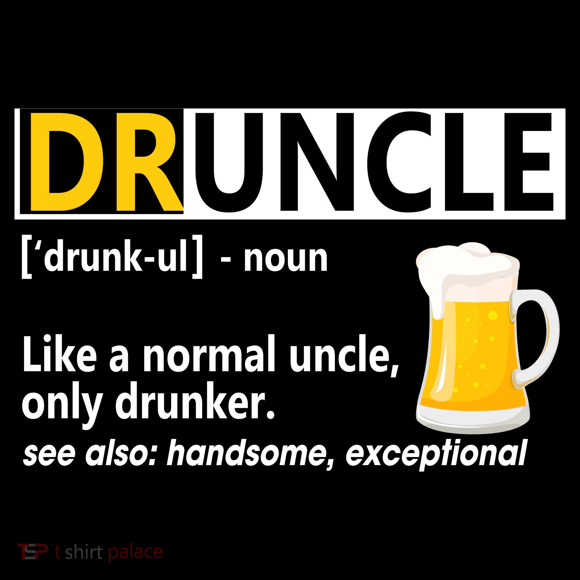 Funny Druncle Like An Uncle Definition Drunker Beer Polo