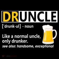 Funny Druncle Like An Uncle Definition Drunker Beer Women's Hoodie thumb 2