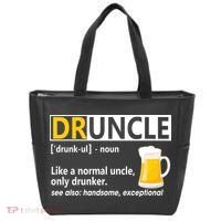 Funny Druncle Like An Uncle Definition Drunker Beer Tote Bag thumb 0