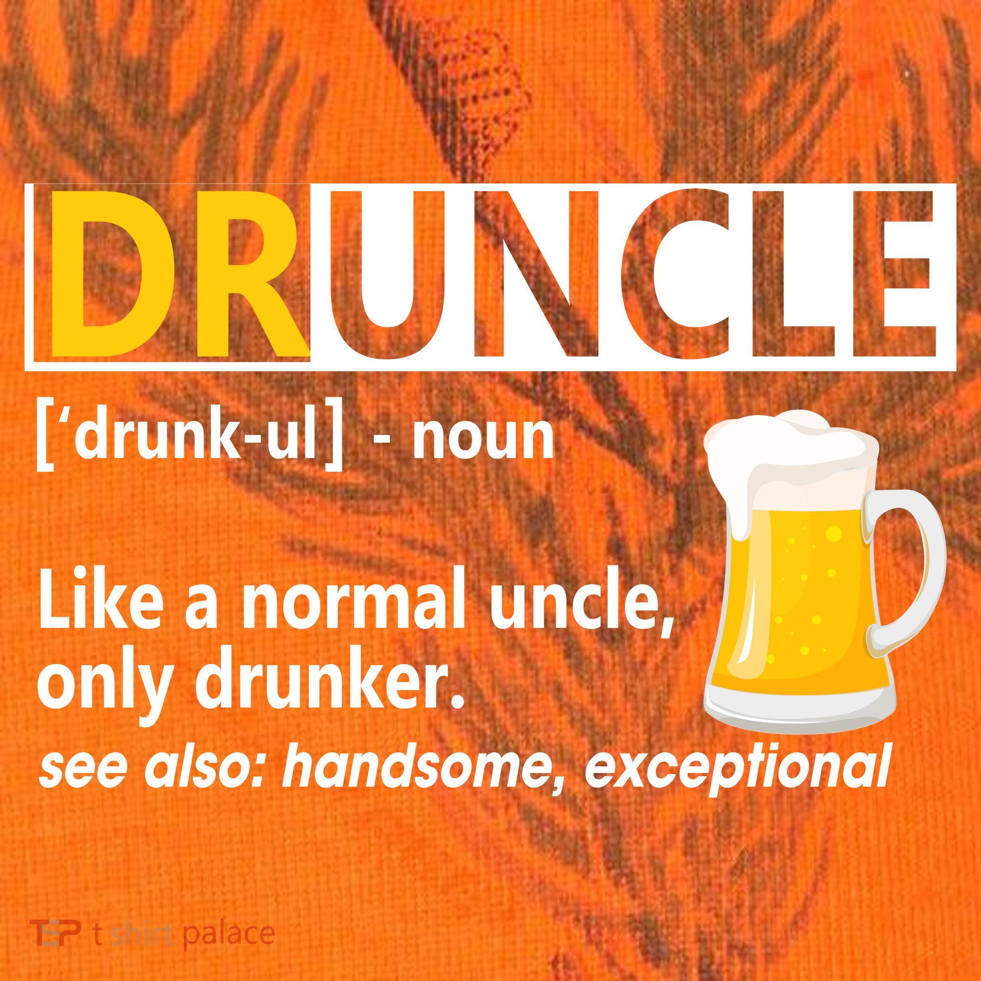 Funny Druncle Like An Uncle Definition Drunker Beer Kati Licensed 12" Camo Cuffed Beanie