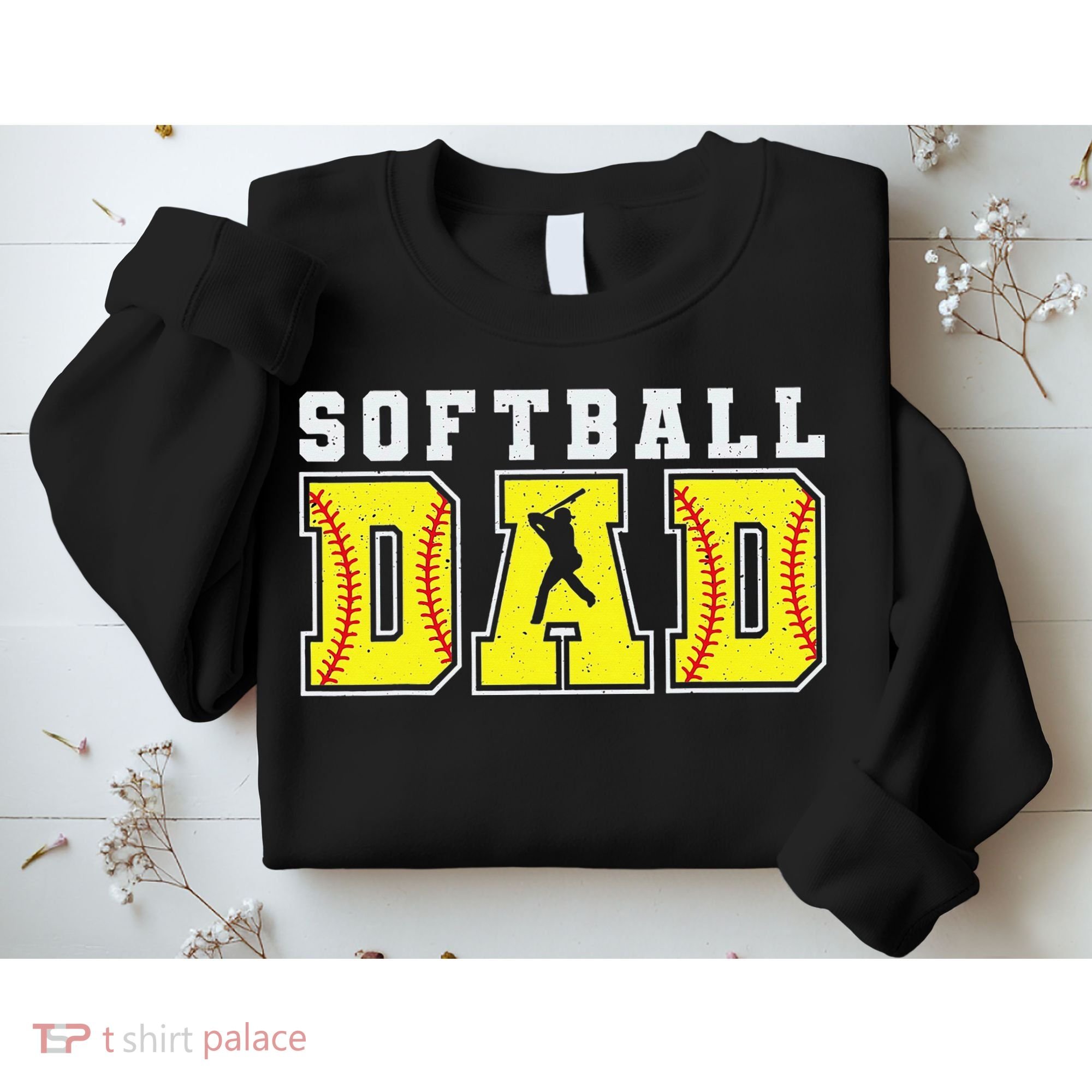 Funny Dad Life Softball Baseball Grandpa Father's Day Sweatshirt