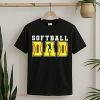 Funny Dad Life Softball Baseball Grandpa Father's Day T-Shirt thumb 2