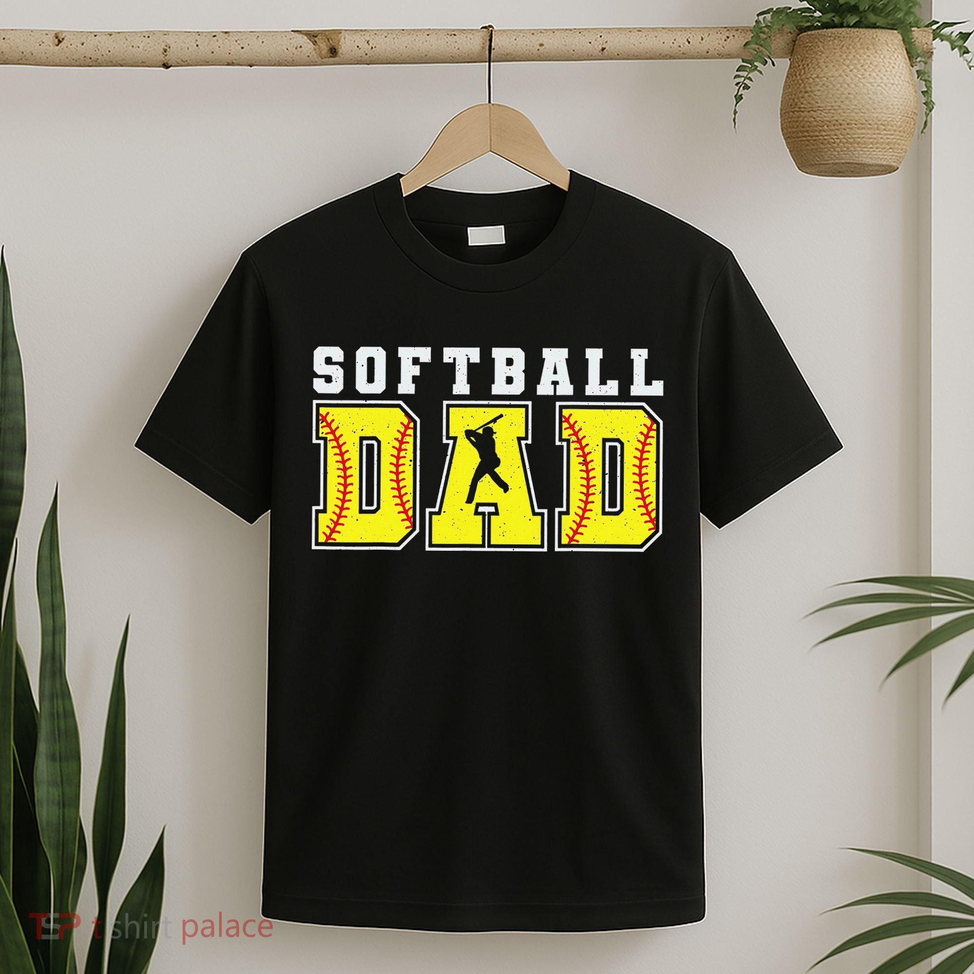 Funny Dad Life Softball Baseball Grandpa Father's Day T-Shirt