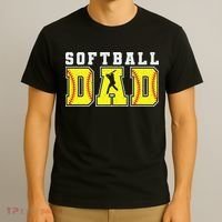 Funny Dad Life Softball Baseball Grandpa Father's Day T-Shirt thumb 3